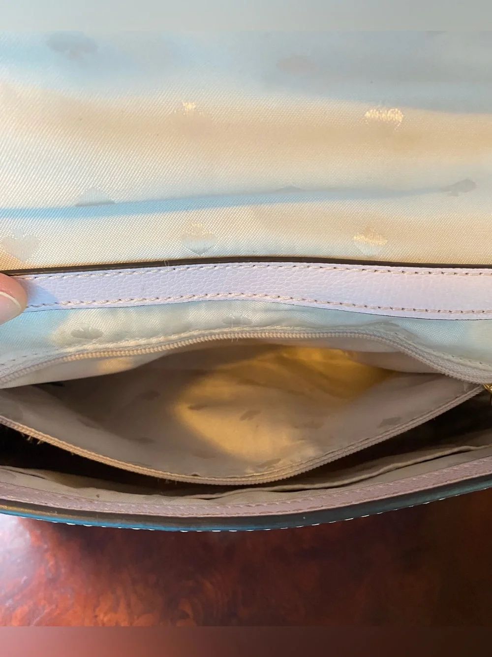 kate spade Maisie Patterson Drive Small Grommet Scalloped Satchel/Crossbody Bag